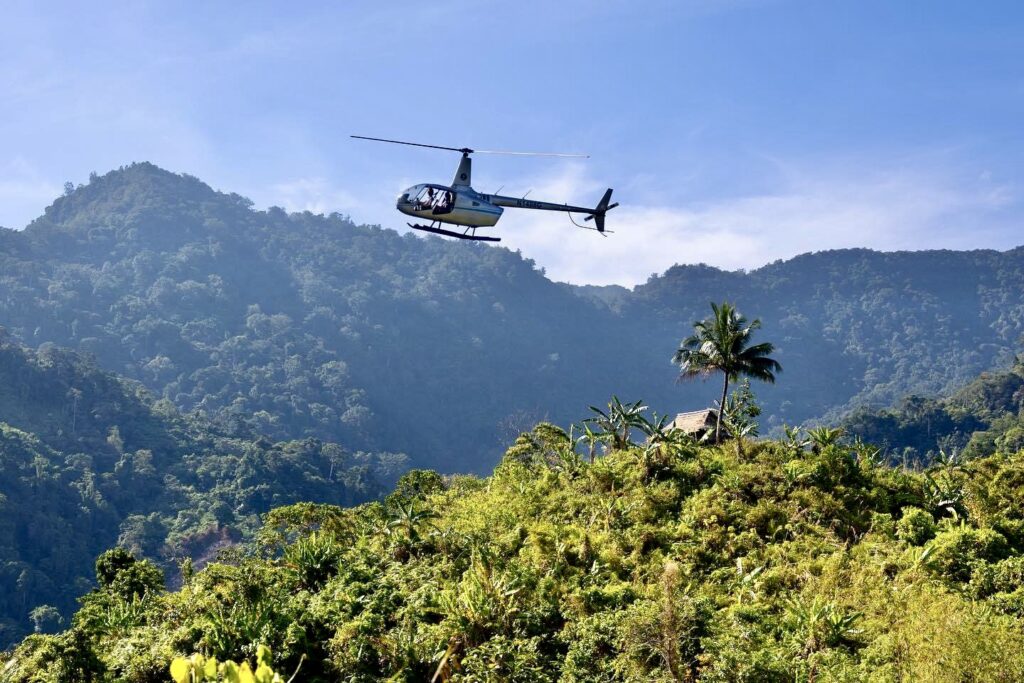 From Trials to Triumphs - The first new helicopter - providing support for the remote schools and villages of Palawan