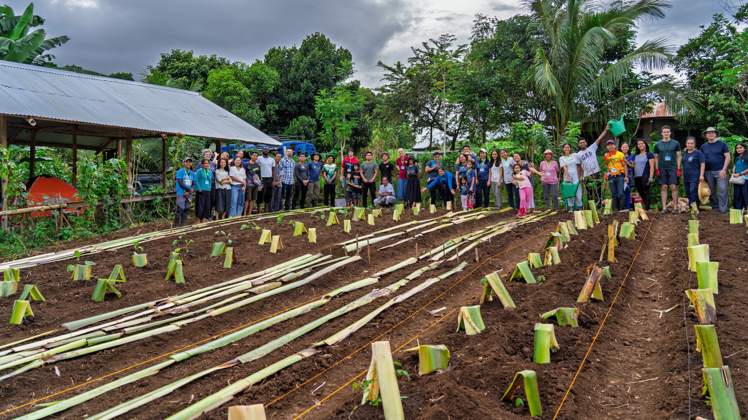 Training for the unreached with FARM STEW - Garden time